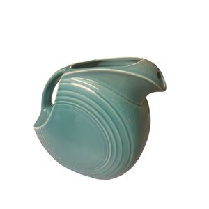 Fiestaware pitcher aqua